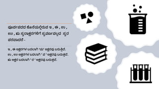 ಪೂರ್ವಪದದ ಕೆೊನೆಯಲ್ಲಿರುರ್ ಇ , ಈ , ಉ ,
ಊ , ಋ ಸ್ವರಾಕ್ಷರಗಳಿಗೆ ಸ್ವರ್ರ್ವರ್ಲಿದ ಸ್ವರ
ಪರವಾದರೆ -
ಇ , ಈ ಅಕ್ಷರಗಳ ಬದಲಾಗಿ ‘ಯ’ ಅಕ್ಷರರ್ು ಬರುತ್ತಿದೆ.
ಉ , ಊ ಅಕ್ಷರಗಳ ಬದಲಾಗಿ ‘ ರ್ ‘ ಅಕ್ಷರರ್ು ಬರುತ್ಿದೆ.
ಋ ಅಕ್ಷರ ಬದಲಾಗಿ ‘ ರ ‘ ಅಕ್ಷರರ್ು ಬರುತ್ಿದೆ.
 