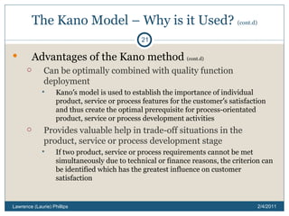 Kano Model - How to delight your customers