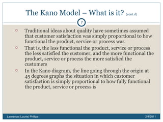 Kano Model - How to delight your customers