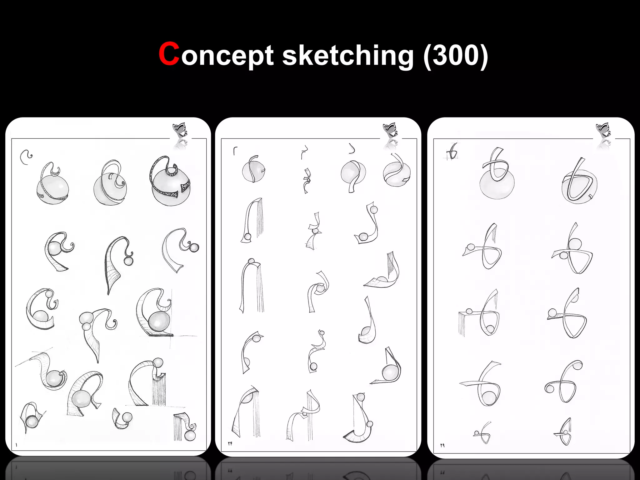 Concept sketching (300)
 