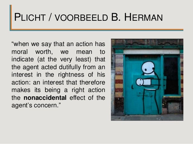 Kant de categorische imperatief / fundering voor de