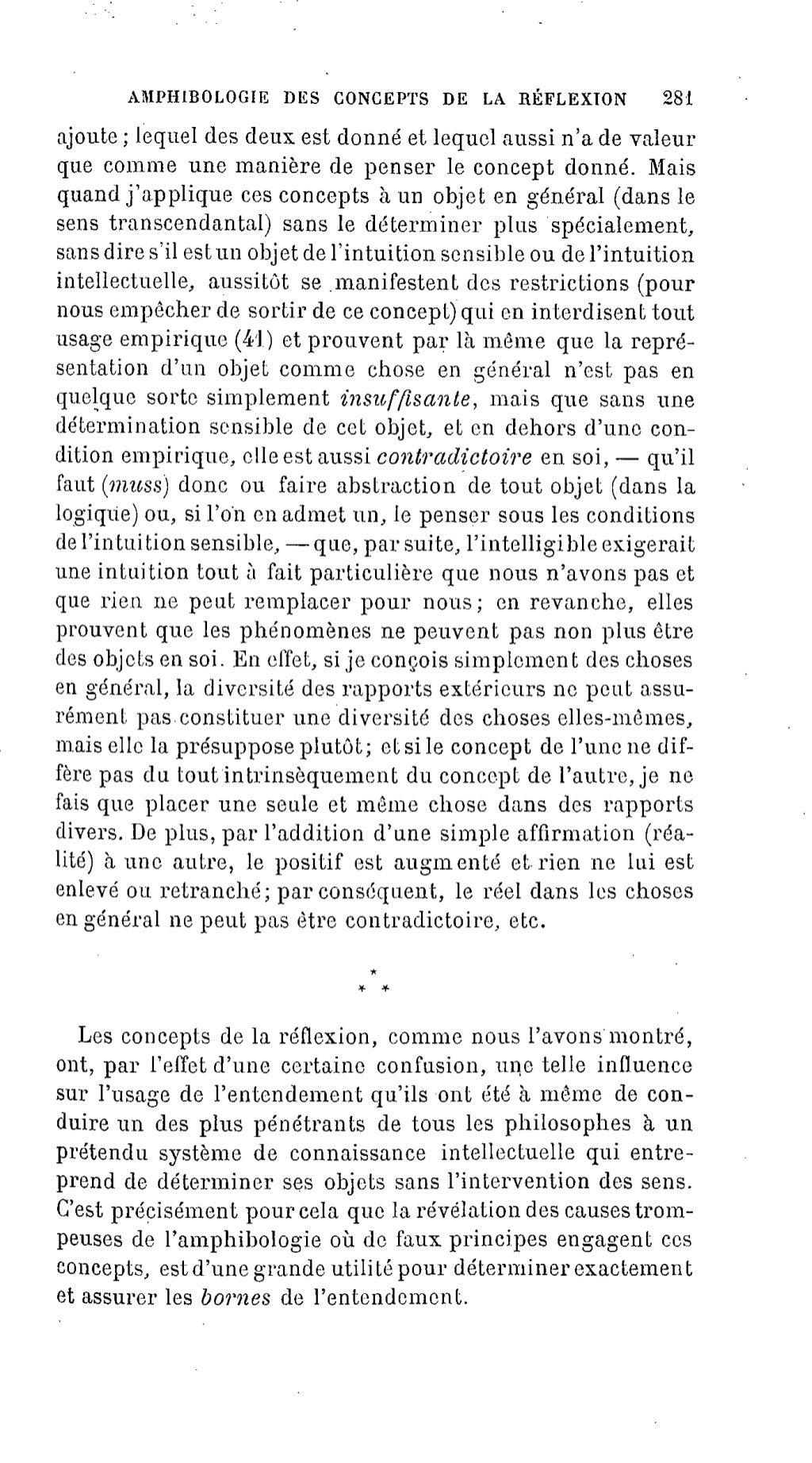 Emmanuel Kant Critique De La Raison Pure
