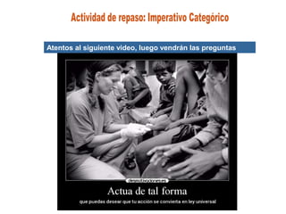 Atentos al siguiente video, luego vendrán las preguntas
 