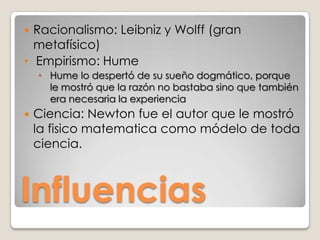 Racionalismo: Leibniz y Wolff (granmetafísico)