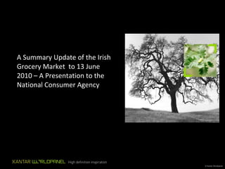 A Summary Update of the Irish Grocery Market  to   13 June 2010 – A Presentation to the National Consumer Agency 