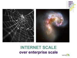INTERNET SCALE
over enterprise scale
 