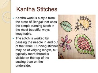 Kantha ppt | PPTX