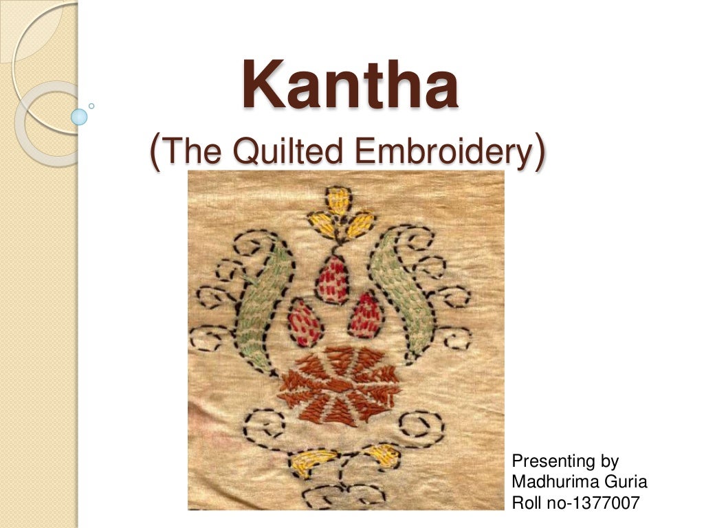 Kantha ppt