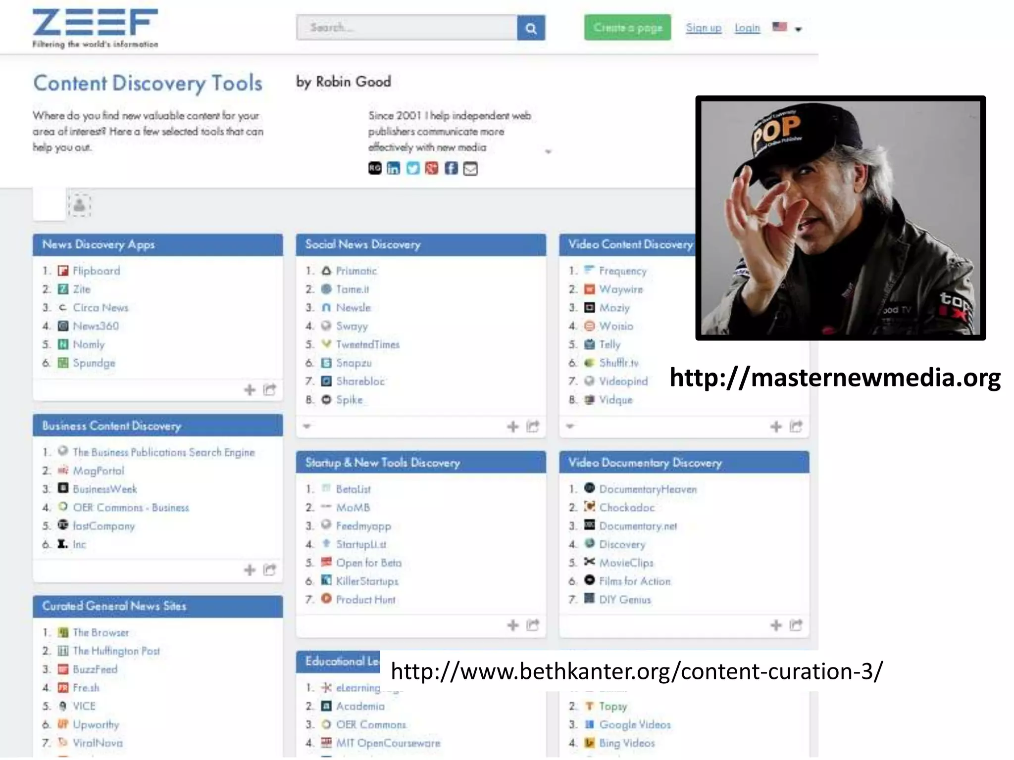 http://masternewmedia.org
http://www.bethkanter.org/content-curation-3/
 