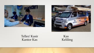 Teller/ Kasir Kas
Kantor Kas Keliling
 