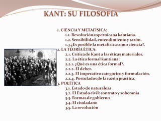 1.1. Revolución copernicana kantiana
La posición de Kant respecto a la filosofía anterior es compleja. Educado en el más
r...