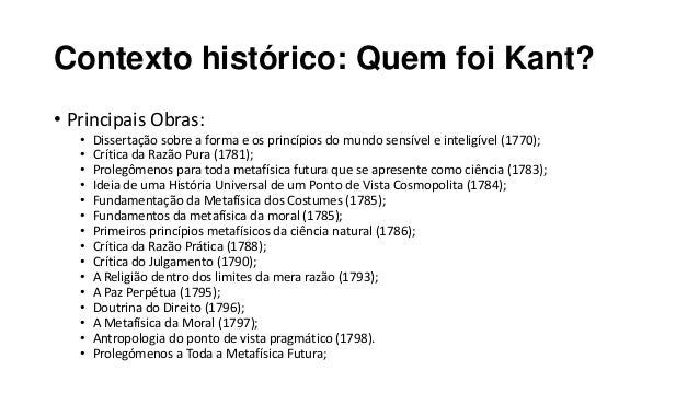 Resultado de imagem para Obras do filosofo immanuel kant