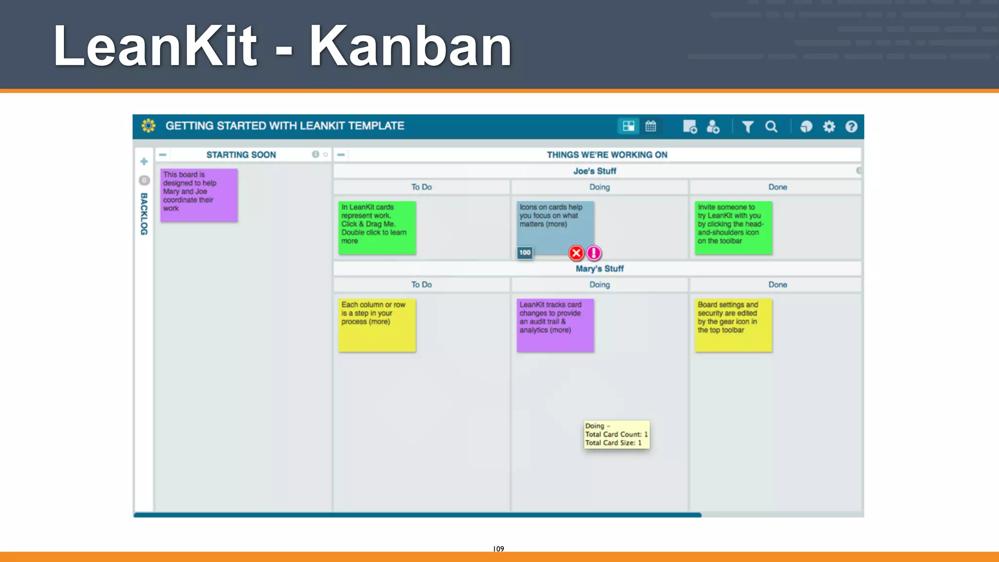 LeanKit - Kanban
109
 