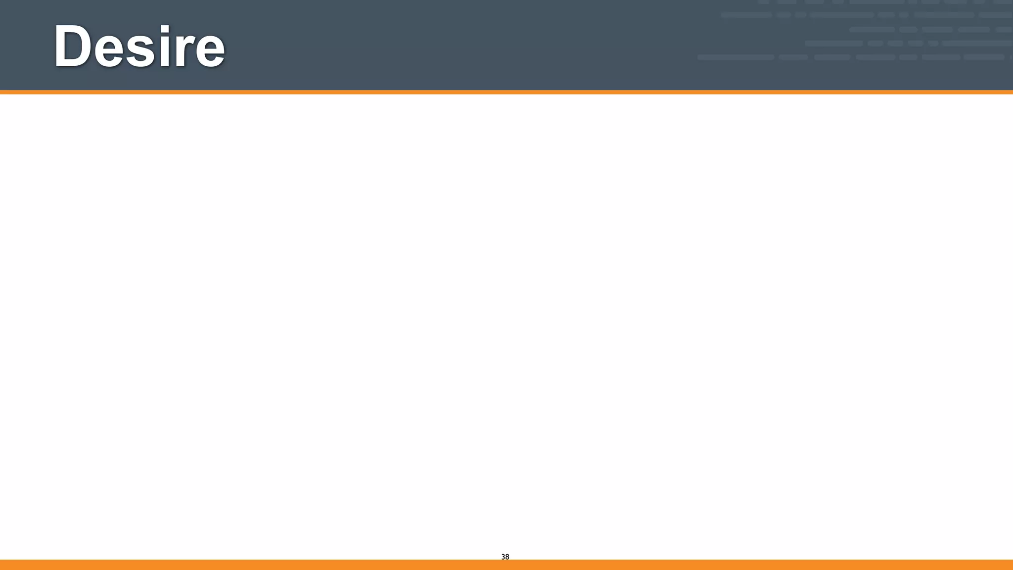 Desire
38
 