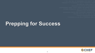 Prepping for Success
35
 