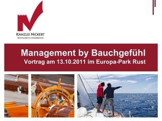 Management by Bauchgefühl ,[object Object]