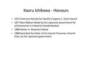Kaoru Ishikawa | PPT