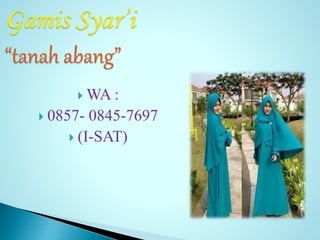  WA :
 0857- 0845-7697
 (I-SAT)
 