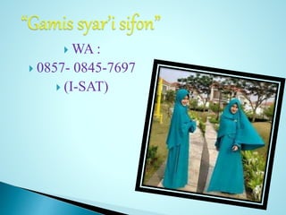  WA :
 0857- 0845-7697
 (I-SAT)
 