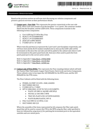 Technical Proposal - Structured Cabling | PDF