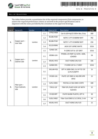 Technical Proposal - Structured Cabling | PDF
