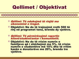 Formulimi i objektivave dhe identifikimi i alternativave | PPT