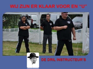 WIJ ZIJN ER KLAAR VOOR EN “U”
 