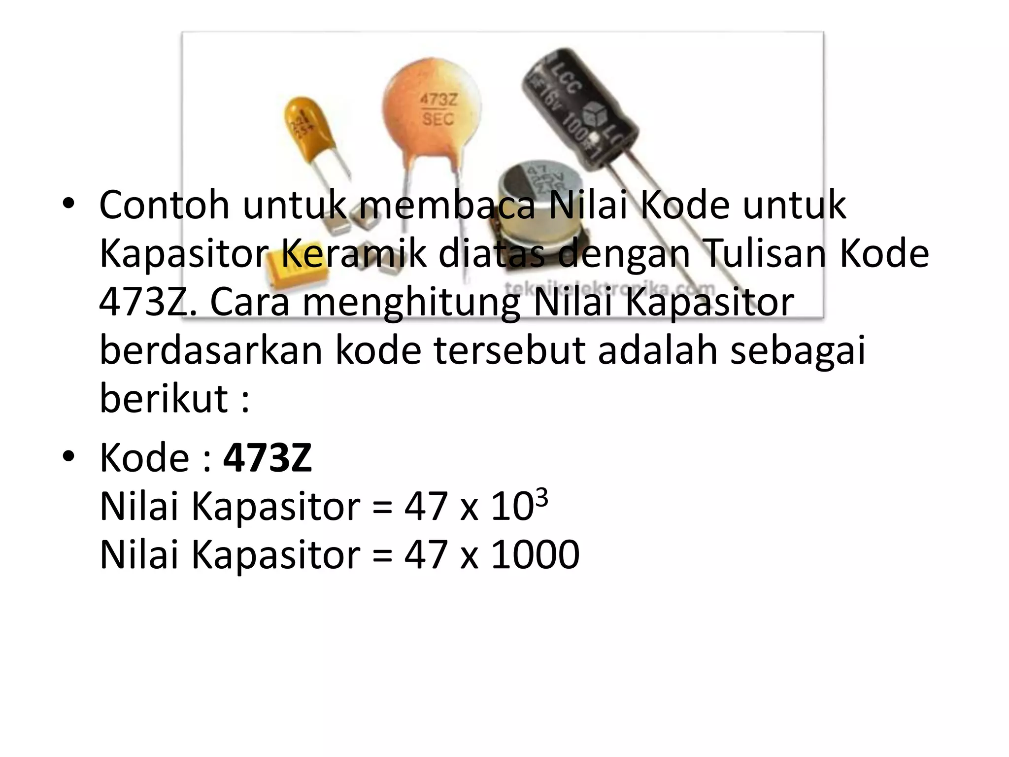Kapasitor | PPTX