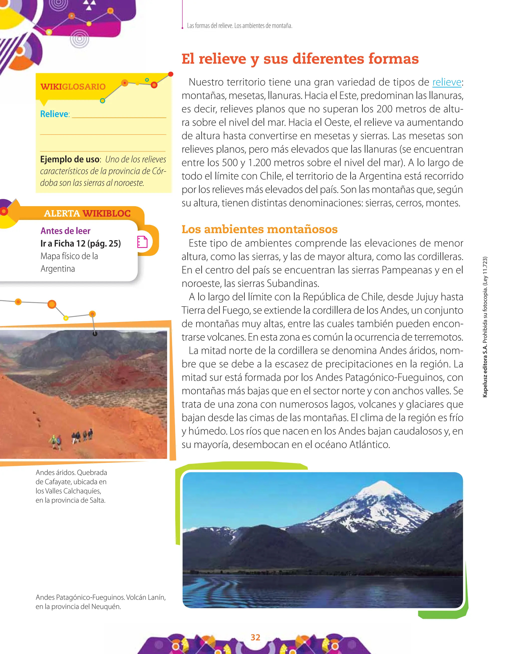 Bio Relieve kapeluz Los ambientes de la ARGENTINA clima relieve bioma.pdf