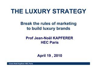 LVMH and The Luxury Strategy - Punch Card Investor