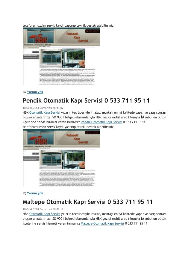 Pendik Otomatik Kapi Tamiri