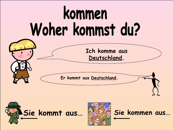 Ich Komme Aus Deutschland Auf Englisch