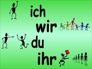 ich du wir ihr 