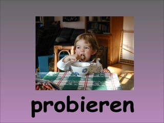 probieren 