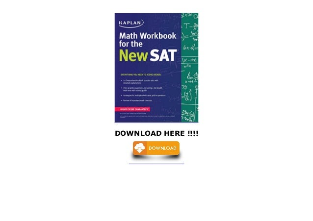 Kaplan Math Workbook for the New SAT (Kaplan Test Prep) (Kaplan SAT ...