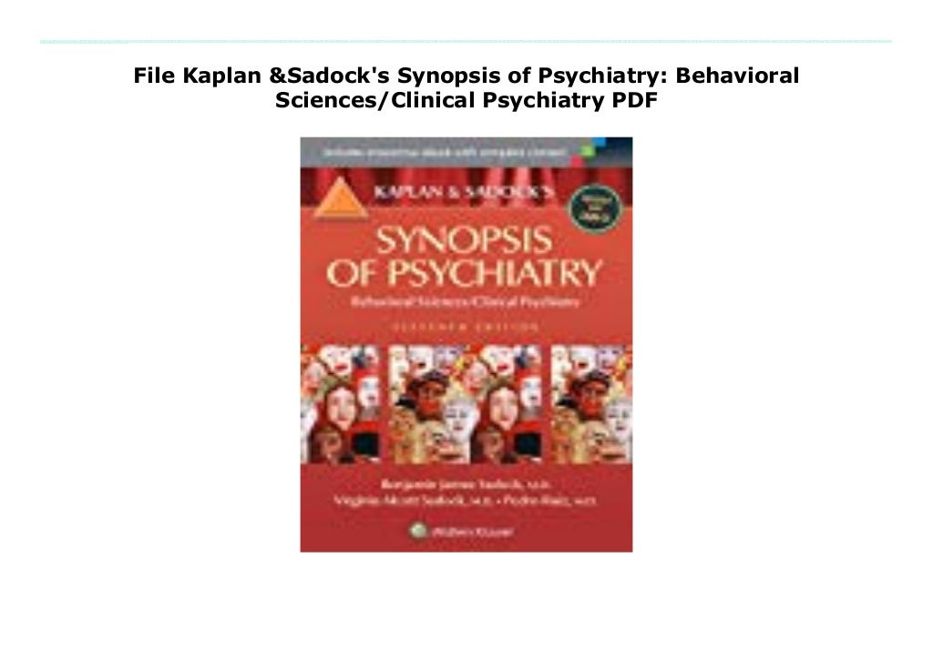 File Kaplan & Sadock's Synopsis of Psychiatry Behavioral Sciences