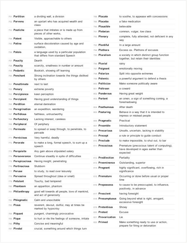 Kaplan 900 words and high frequency words for gre