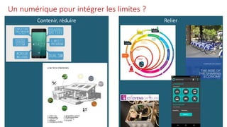 Un numérique pour intégrer les limites ?
Contenir, réduire Relier
 