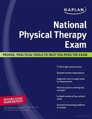 Kaplan National Physical Therapy Exam by Bethany Chapman  Mary Fratianni