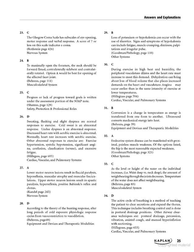 physical therapist soap notes