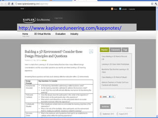 http://www.kaplaneduneering.com/kappnotes/
 