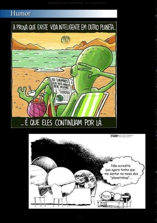 ­ 70 ­
Boletim Astronomico KAPPA CRUCIS ­ No. 1 ­ Primavera 2017
HHuummoorr
 