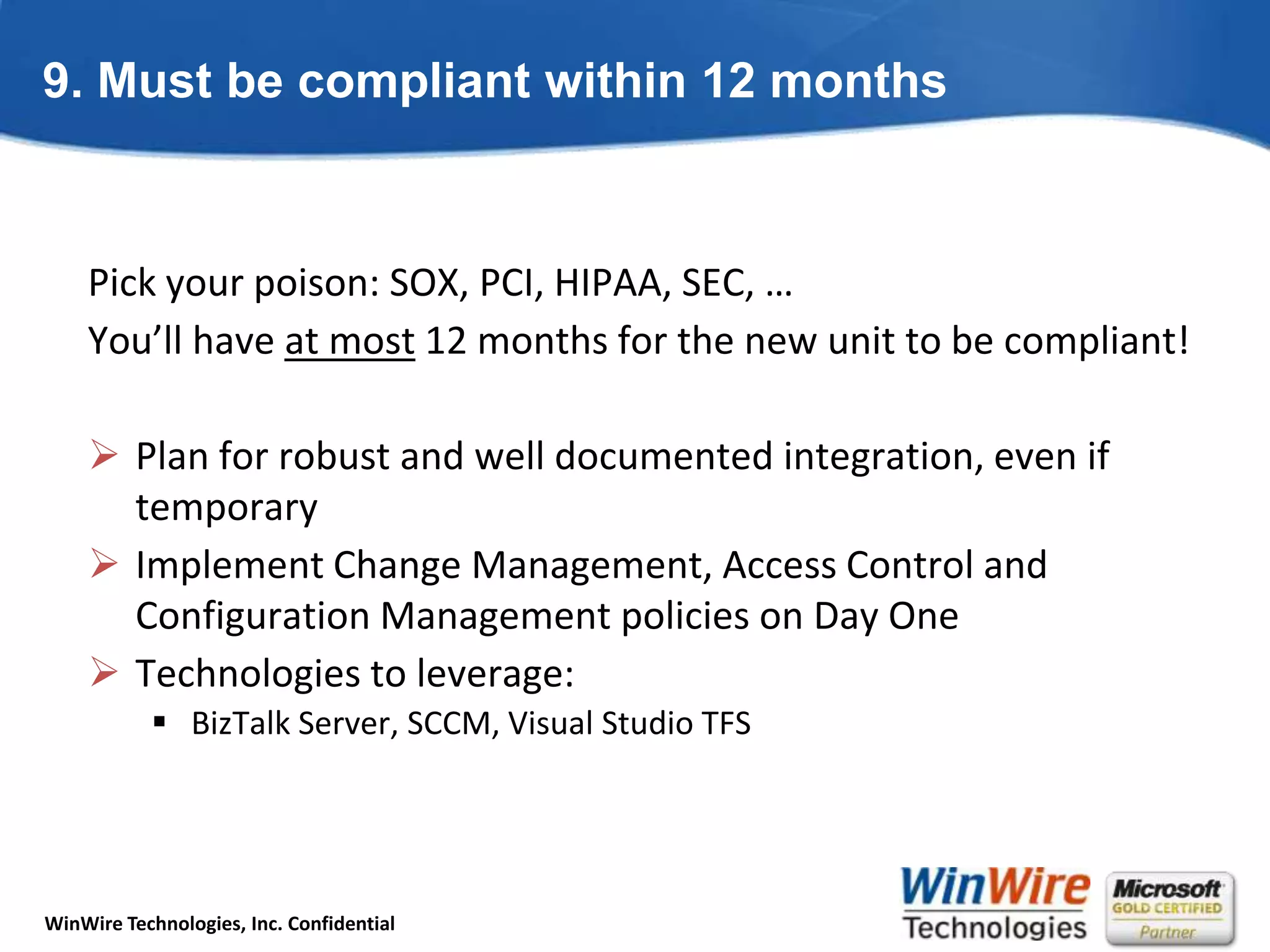 Go after low hanging fruits (email, DMS)