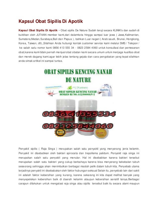 Kapsul obat sipilis di apotik Kapsul obat sipilis di apotik