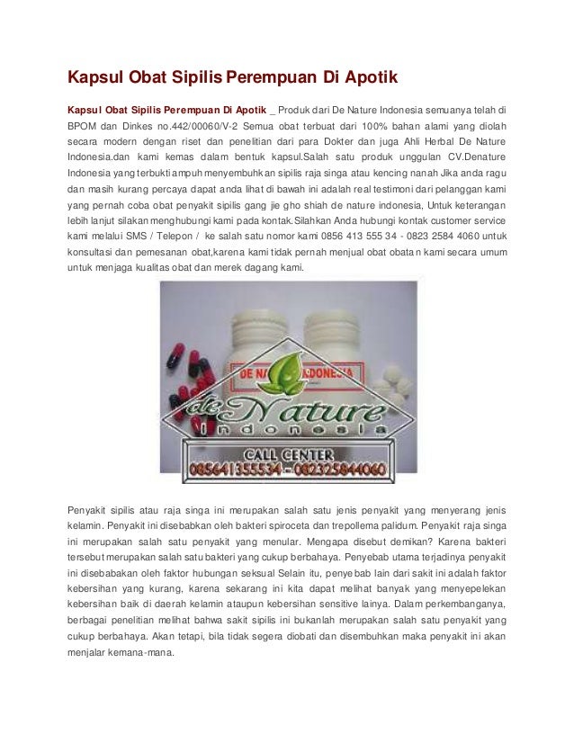 Kapsul obat sipilis perempuan di apotik Kapsul obat sipilis perempuan di apotik