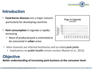 Knowledge, attitudes and practices among customers at pork butcheries in Kampala, Uganda