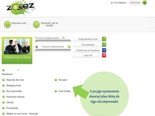 A po jegowyznaczeniu
stworzyćplan, którydo
tegoceludoprowadzi
 