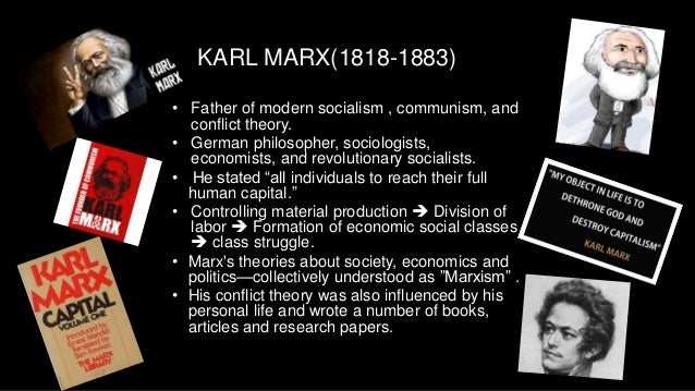 Perspectives Of The Theories Of Karl Marx