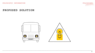 POLYSCOPY
PROTOTYPE
PROPOSED SOLUTION
5
POLYSCOPIC INFORMATION
 