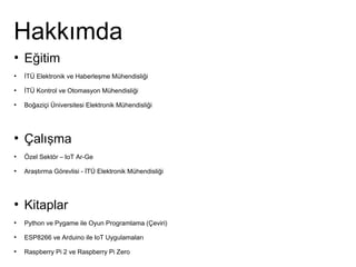 3 Programlama Günleri Iot Sunumu Odp